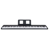 Vidaxxl clavier électrique piano 88 touches avec pupitre