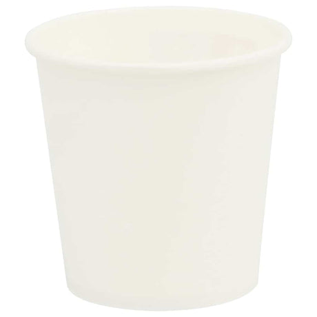 VidaXL tasses à café en papier 1000 pcs 4oz 100 ml blanc