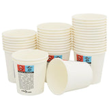 VidaXL tasses à café en papier 1000 pcs 4oz 100 ml blanc