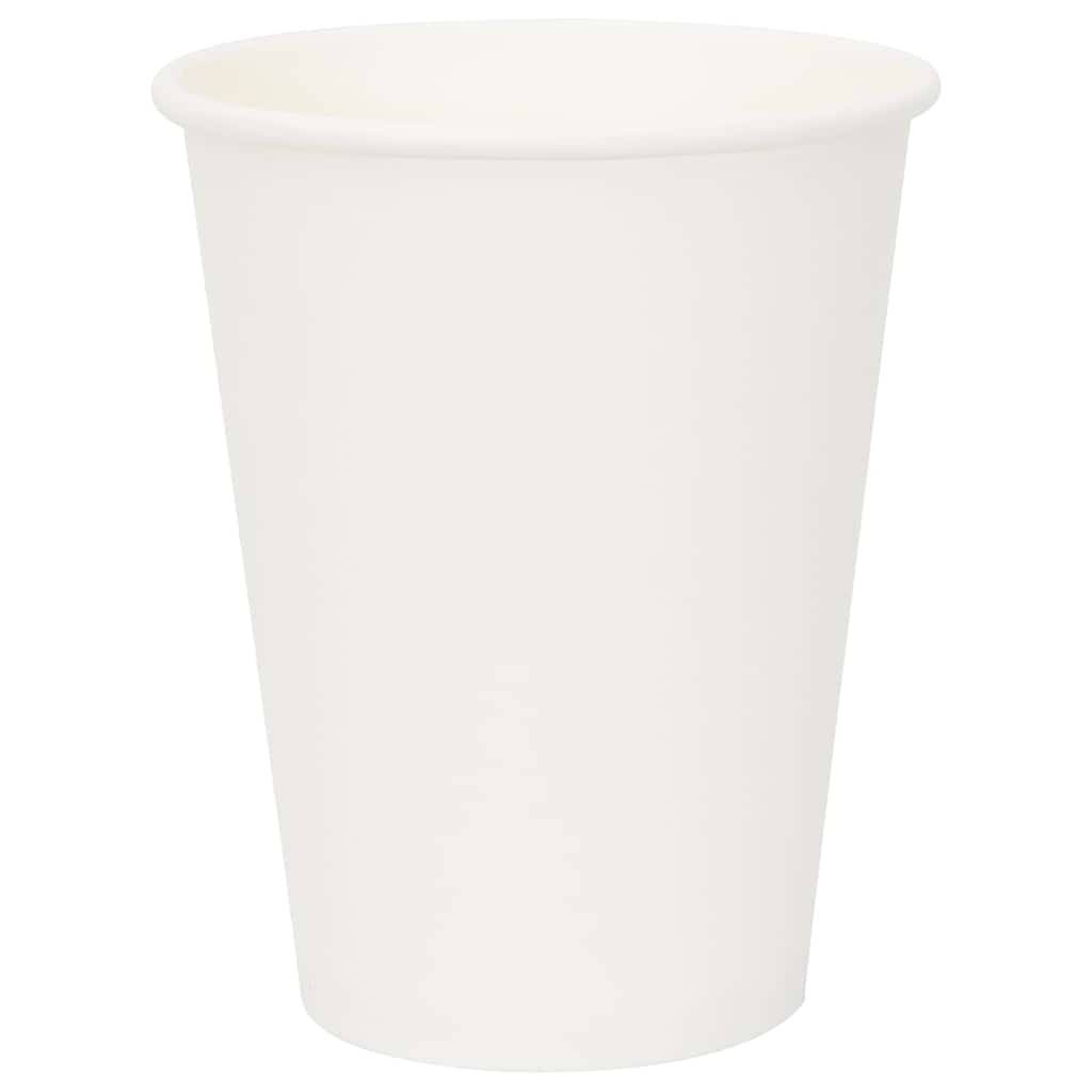 VidaXL tasses à café en papier 1000 pcs 12oz 300 ml blanc