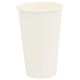 VidaXL tasses à café en papier 1000 pcs 16oz 400 ml blanc