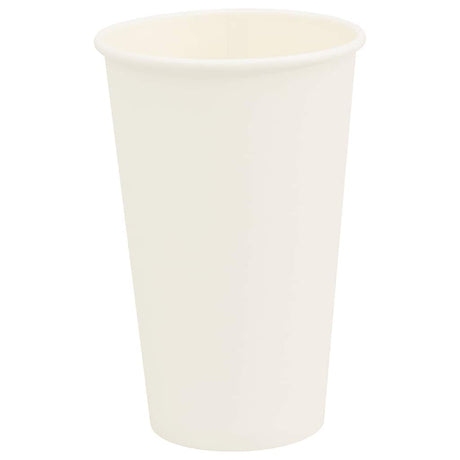 VidaXL tasses à café en papier 1000 pcs 16oz 400 ml blanc