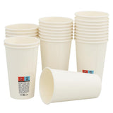 VidaXL tasses à café en papier 1000 pcs 16oz 400 ml blanc