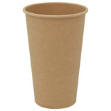 VidaXL tasses à café en papier 1000 pcs 16oz 400 ml marron
