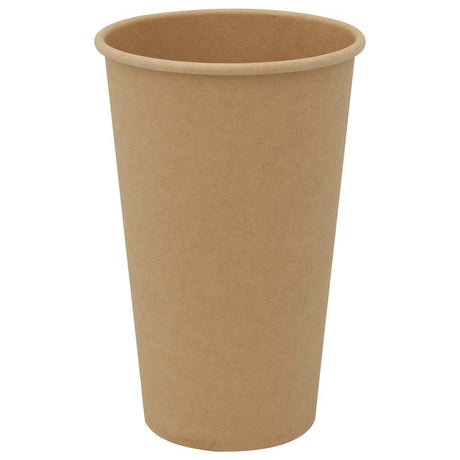 VidaXL tasses à café en papier 1000 pcs 16oz 400 ml marron