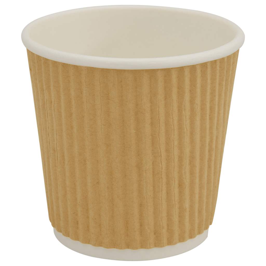VidaXL tasses à café en papier 1000 pcs 4oz 100 ml marron