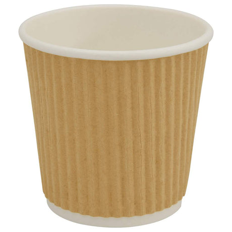 VidaXL tasses à café en papier 1000 pcs 4oz 100 ml marron