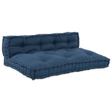 Vidaxl modulair bank 2 pcs indigo 120 x 80 x 38 cm stof