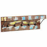 Vidaxl kapstok met plank bruin 73 x 19 x 23 cm massief gerecycled hout