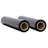Vidaxl stretchfilm 2 st 23 μm 50 cm x 300 m zwart