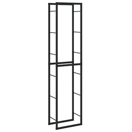Vidaxx support à bois de chauffage 50x30x209 cm acier noir