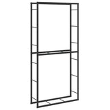 Vidaxx support à bois de chauffage 100x30x209 cm acier noir