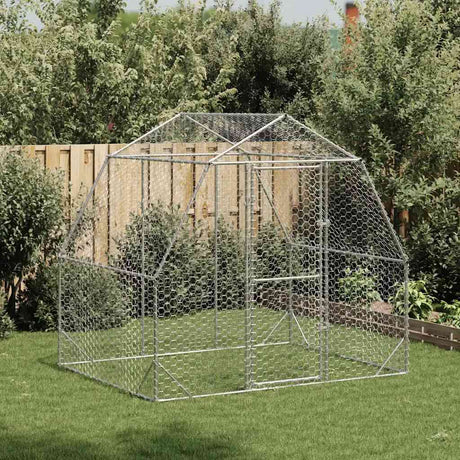 Poulailler Vidaxx 2,5x2x2,25 m en acier galvanisé