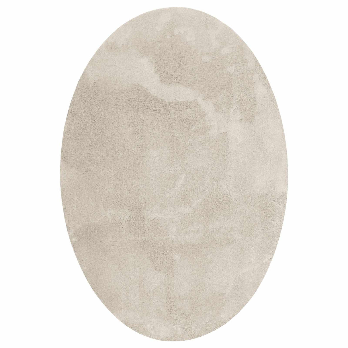 Vidaxl vloerkleden ovaal huarte beige 120 x 170 cm 100% polyester