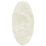 Vidaxl vloerkleden ovaal huarte crème 80 x 150 cm 100% polyester