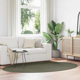 Vidaxl vloerkleden ovaal huarte bosgroen 160 x 230 cm 100% polyester