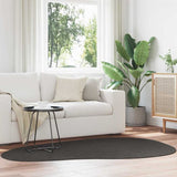 Vidaxl vloerkleden huarte antraciet 140 x 200 cm polyester