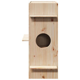 Vidaxxl maison pour chat 43x43x90 cm bois de pin massif
