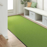 Vidaxl deurmat anders groen en zwart 120 x 300 cm polyamide en pvc