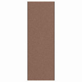 Vidaxl deurmat bruin en zwart 120 x 350 cm polypropyleen en vinyl