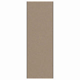 Vidaxl deurmat beige en zwart 120 x 350 cm polypropyleen en vinyl