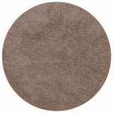 Vidaxl antislip shaggy tapijt bruin 160 x 160 cm pp