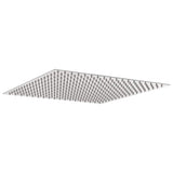 Vidaxl regendouchekop 304 40x40 cm vierkant roestvrij staal