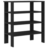 VidaXL shoe rack 61x32x70 cm Processed Wood Black