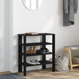 VidaXL shoe rack 61x32x70 cm Processed Wood Black