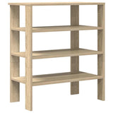 Vidaxx étagère à chaussures 61x32x70 cm bois fini couleur chêne sonoma