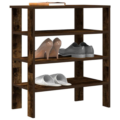 Vidaxx étagère à chaussures 61x32x70 cm bois traité, chêne fumé