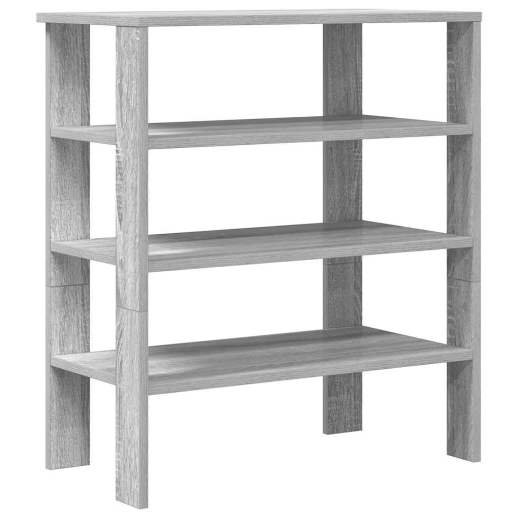 Vidaxx étagère à chaussures 61x32x70 cm bois traité gris sonoma