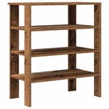 Vidaxx étagère à chaussures 61x32x70 cm bois fini, couleur bois ancien