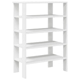 Vidaxx étagère à chaussures 61x32x87,5 cm bois fini blanc