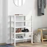Vidaxx étagère à chaussures 61x32x87,5 cm bois fini blanc