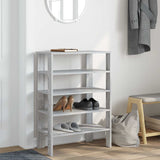 Vidaxl Shoe Rack 61x32x87,5 cm Behandlet tre grå Sonoma eikfarge