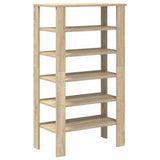 Vidaxl Schong Rack 61x32x105 cm veraarbechte Holz Sonoma Oakfaarf