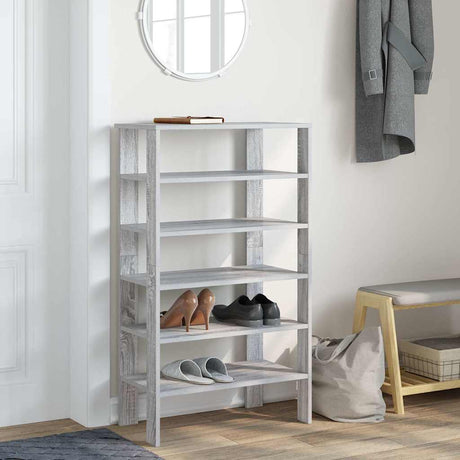 Vidaxx étagère à chaussures 61x32x105 cm bois d'ingénierie chêne sonoma gris