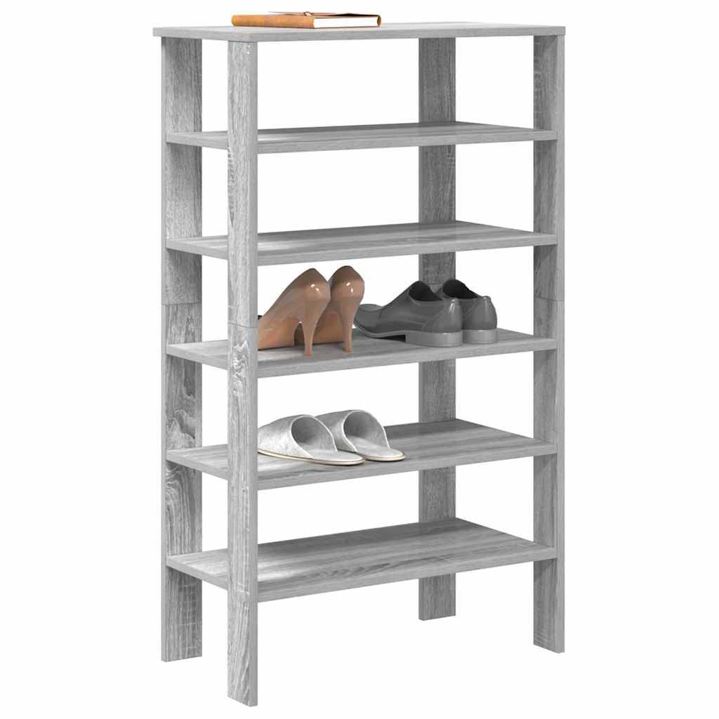Vidaxx étagère à chaussures 61x32x105 cm bois d'ingénierie chêne sonoma gris
