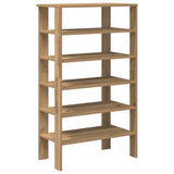 VidaXL shoe rack 61x32x105 cm processed wood artisanal oak color