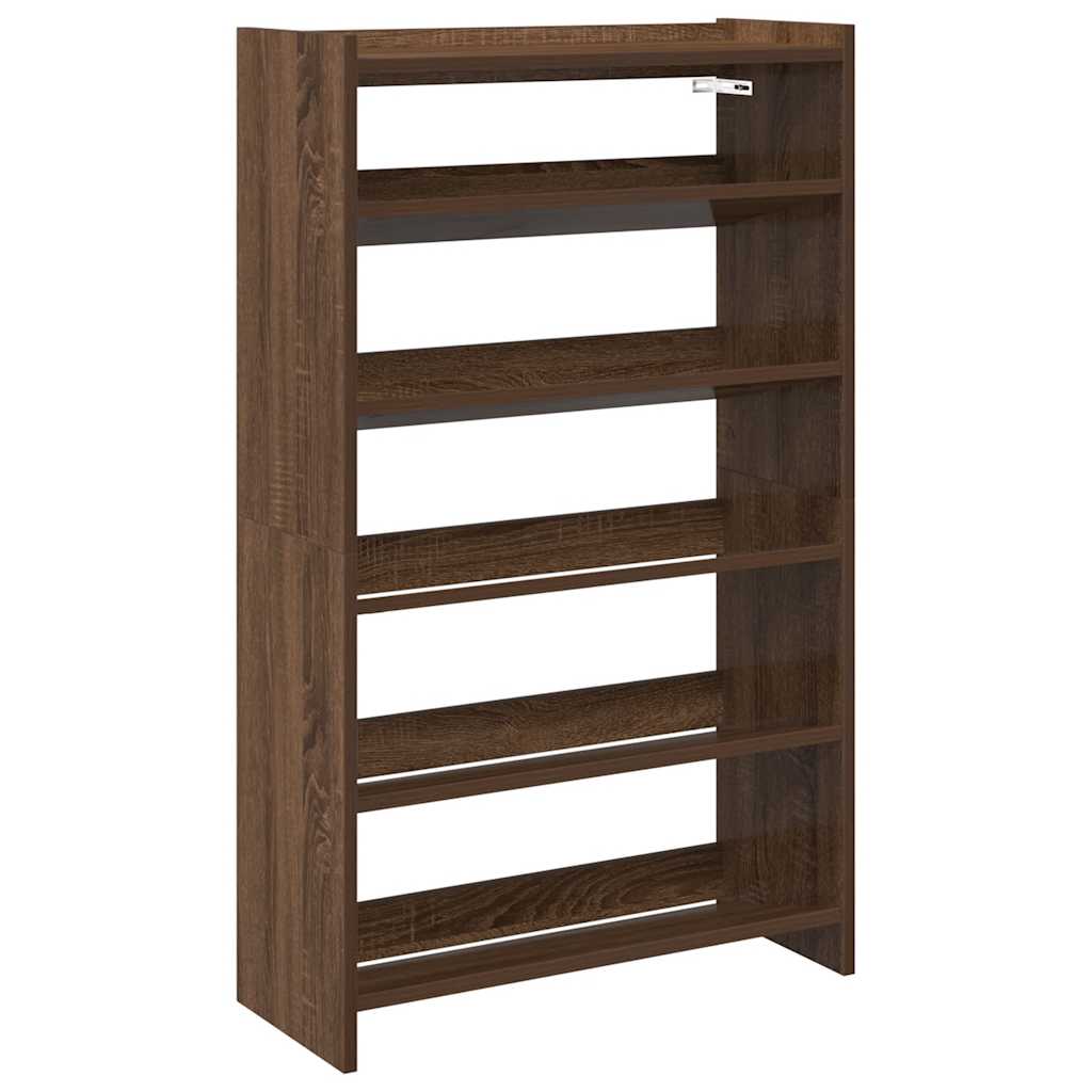 VidaXL shoe rack 60x25x100 cm processed wood brown oak color