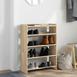 VidaXL shoe rack 60x25x81 cm Processed wood Sonoma Oak colored