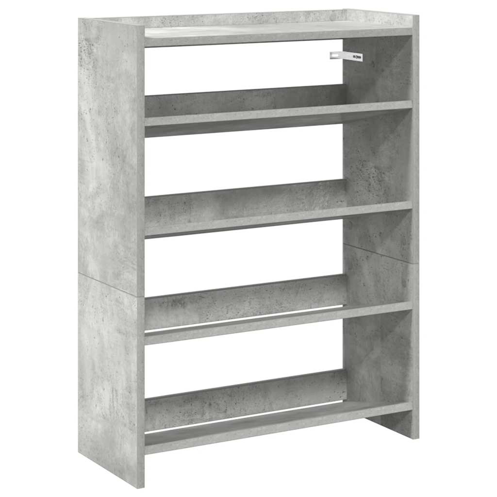 Vidaxl Shoe Rack 60x25x81 cm przetworzona drewniana cena betonu