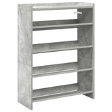 Vidaxx étagère à chaussures 60x25x81 cm bois d'ingénierie béton gris