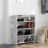 Vidaxl Shoe Rack 60x25x81 cm Behandlet tre betongpris