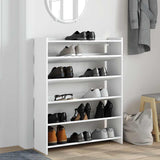 VidaXL shoe rack 80x25x100 cm processed wood white