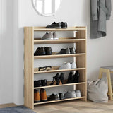 Vidaxx étagère à chaussures 80x25x100 cm en dérivé du bois couleur chêne sonoma