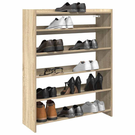 Vidaxx étagère à chaussures 80x25x100 cm en dérivé du bois couleur chêne sonoma