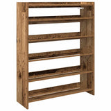 Vidaxx étagère à chaussures 80x25x100 cm bois fini, couleur bois ancien