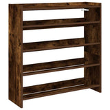 Vidaxx étagère à chaussures 80x25x81 cm bois traité, chêne fumé